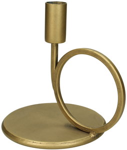Candle Stick Metal Gold 16.5x13x16.5cm