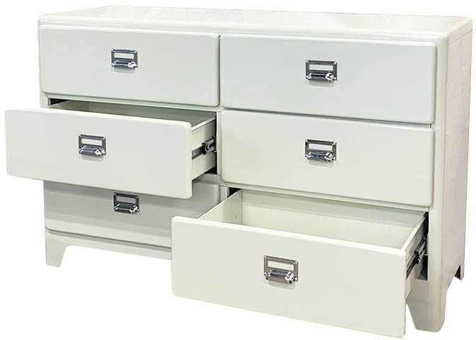 ylzszyʓrz2BY3 METAL DRAWERS IVORY