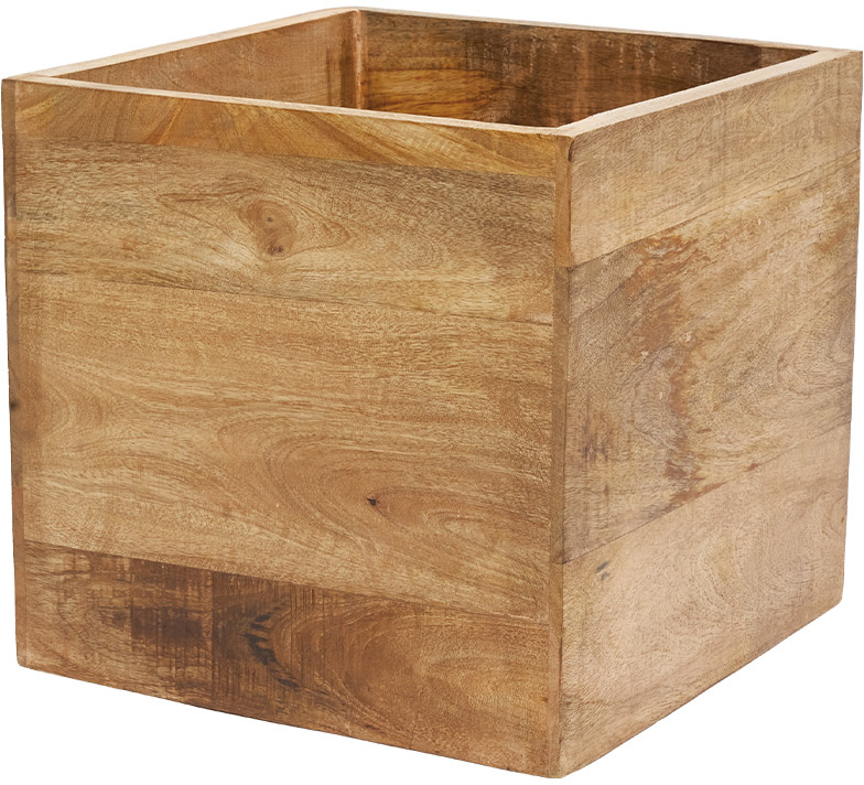 【個人宅配送不可】AMナチュラルウッドキューブBOX 33xH31