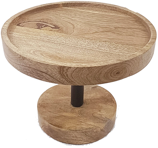 【個人宅配送不可】AMラウンドウッドプレートφ20xH15