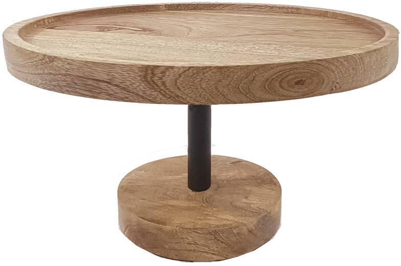 【個人宅配送不可】AMラウンドウッドプレートφ40xH21