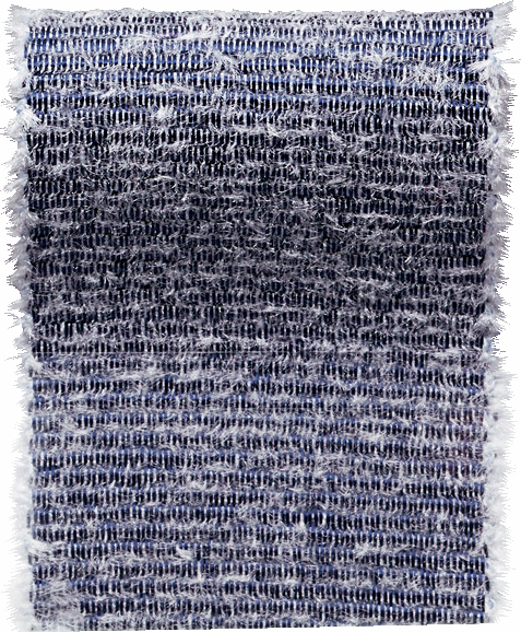 シャギーグログラン 色番167 ブルー/W