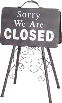 【個人宅不可】オープン&クローズスタンドブラウン