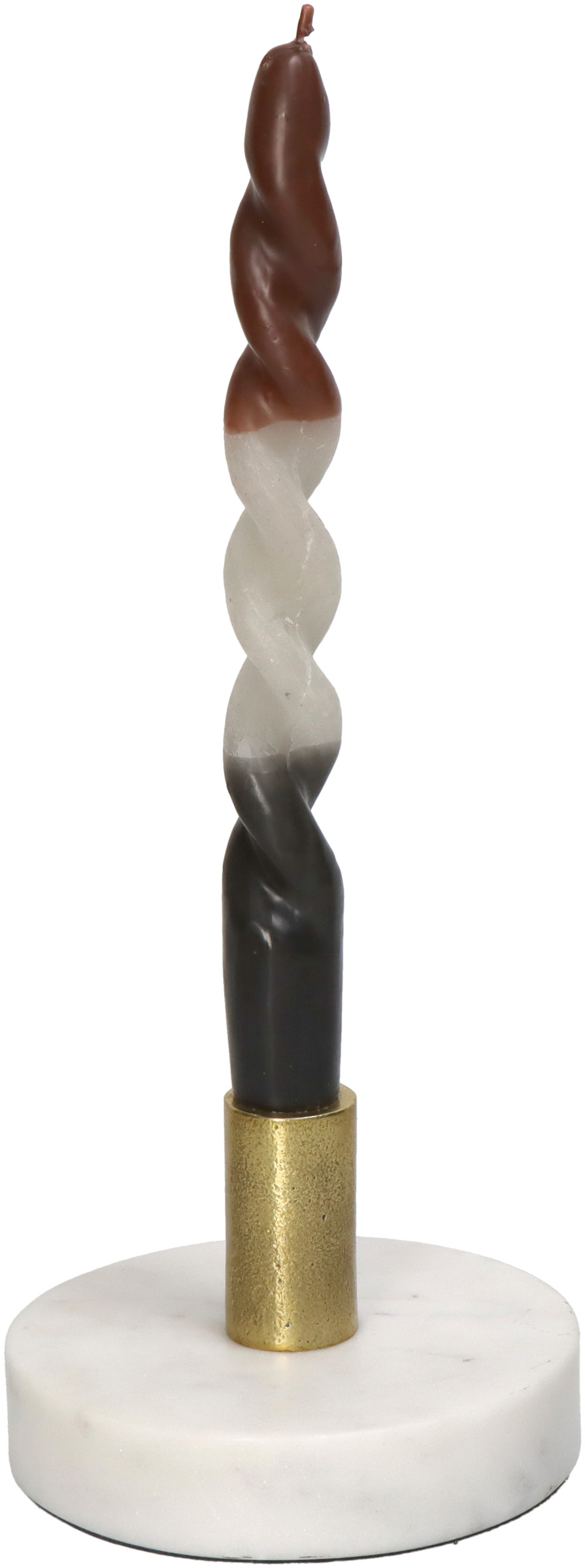 Drip Dinner Candle Twisted Wax Mix 10.2x2.7x23.5cm BOX/4