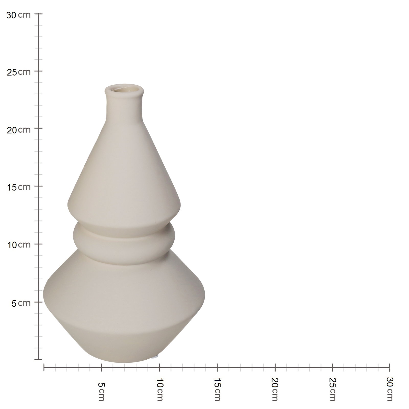 Vase Dolomite Beige 14.3x14.3x23.8