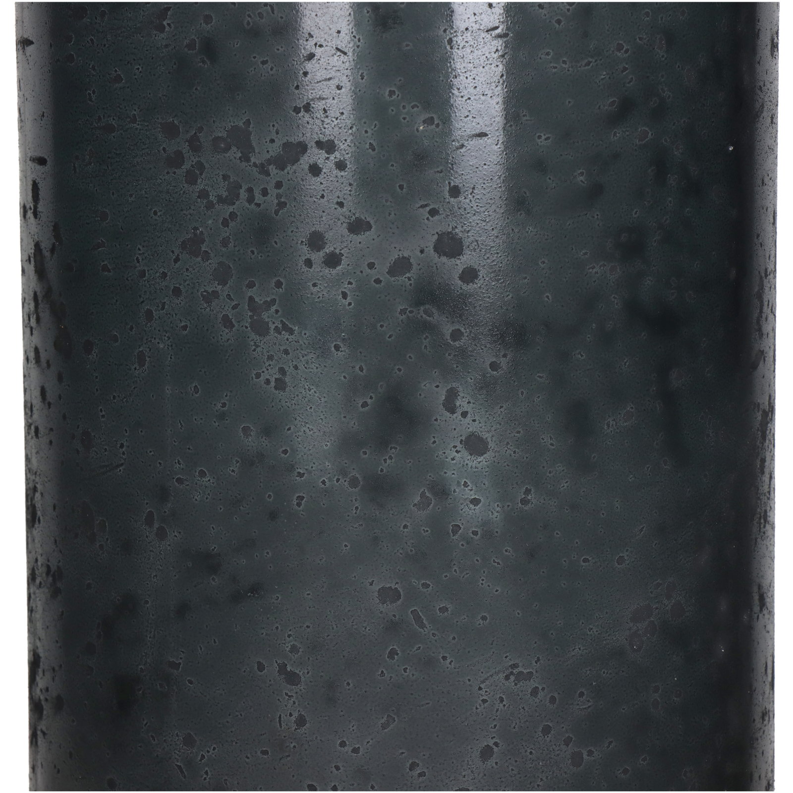 Vase Recycled Glass Grey 15x15x55c