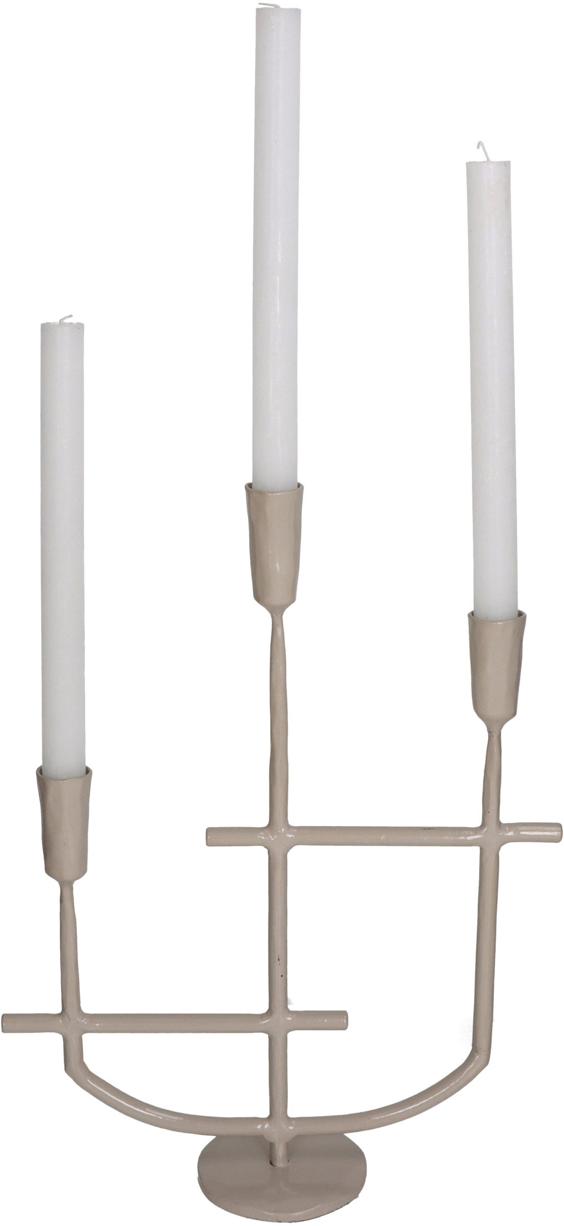 Candle Stick Ivory 30x9x40cm
