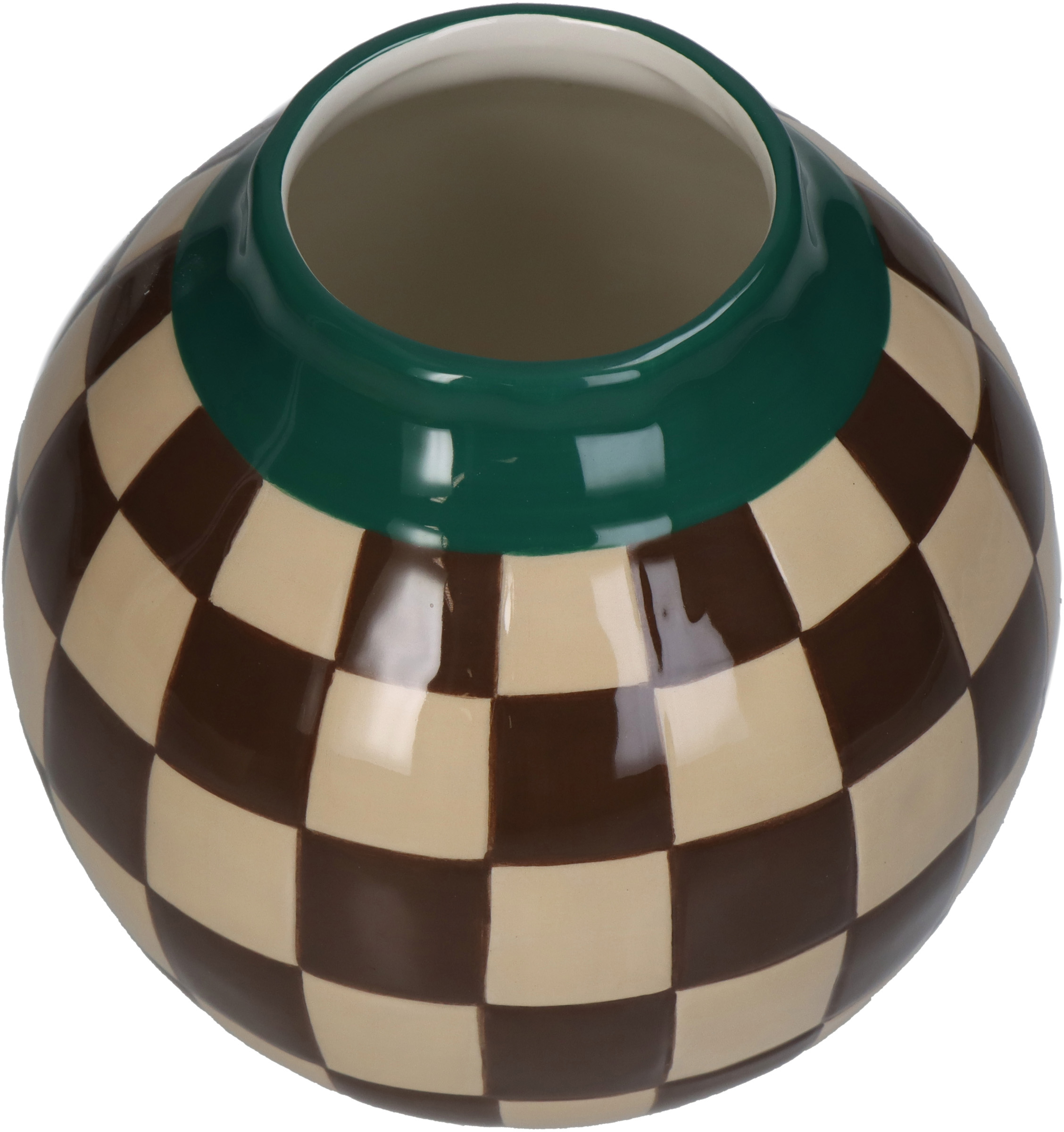 Vase Stripe Multi 16x16x16cm