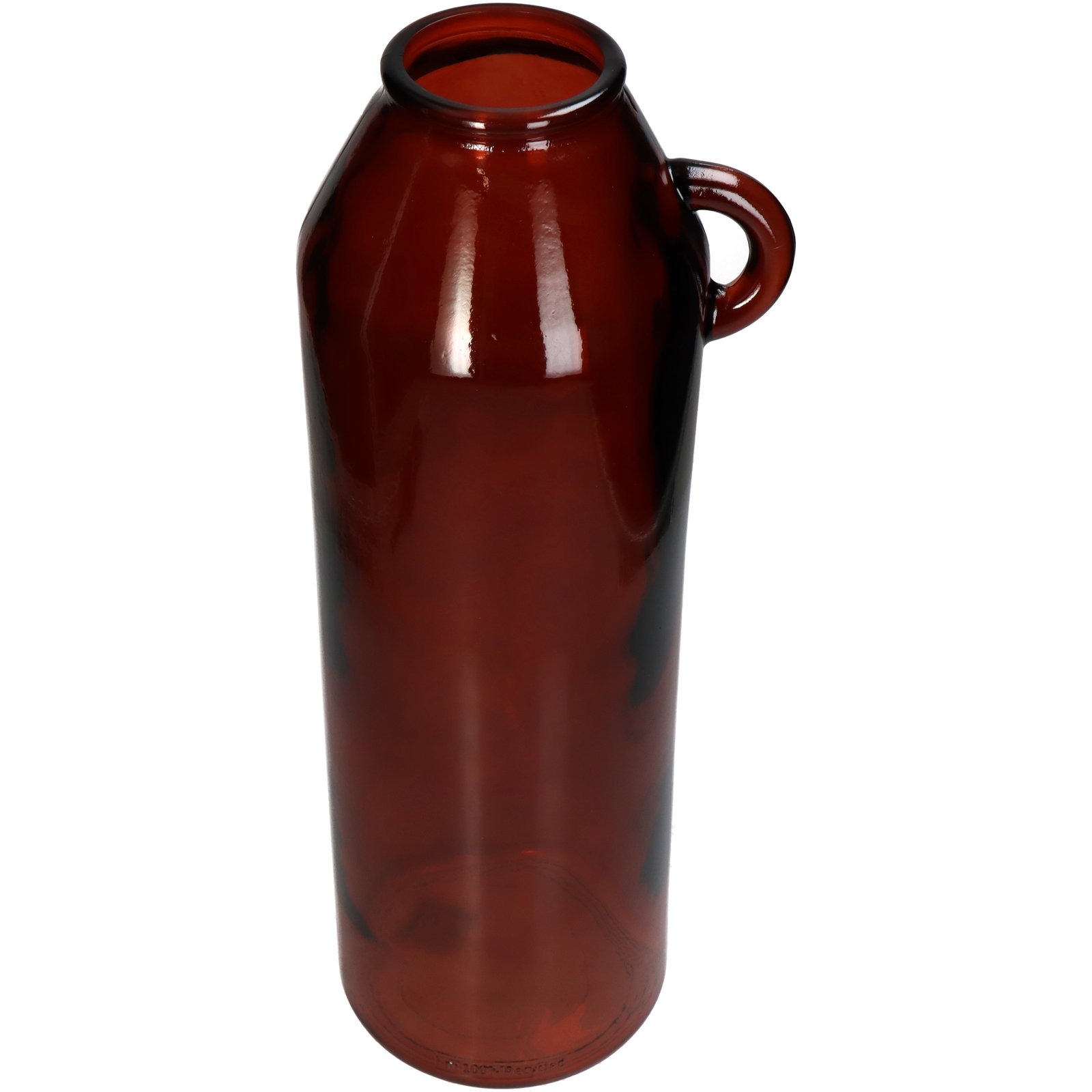 Vase Recycled Glass Terra 17x17x45