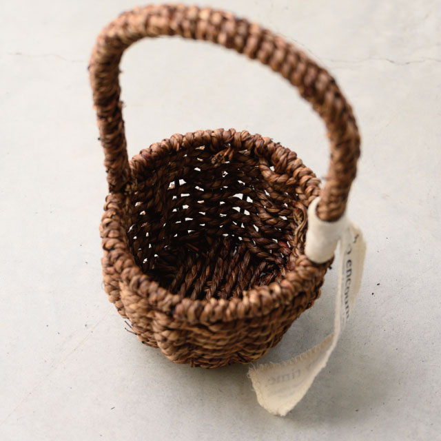 ハンドルカゴバッグナチュラルS(4P)