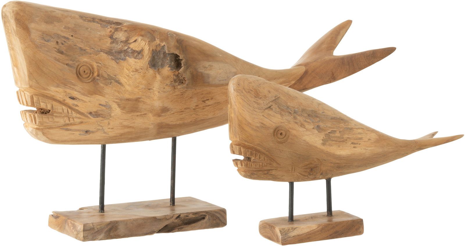 WHALE MIA WOOD NATURAL SMALL (40x10x24)