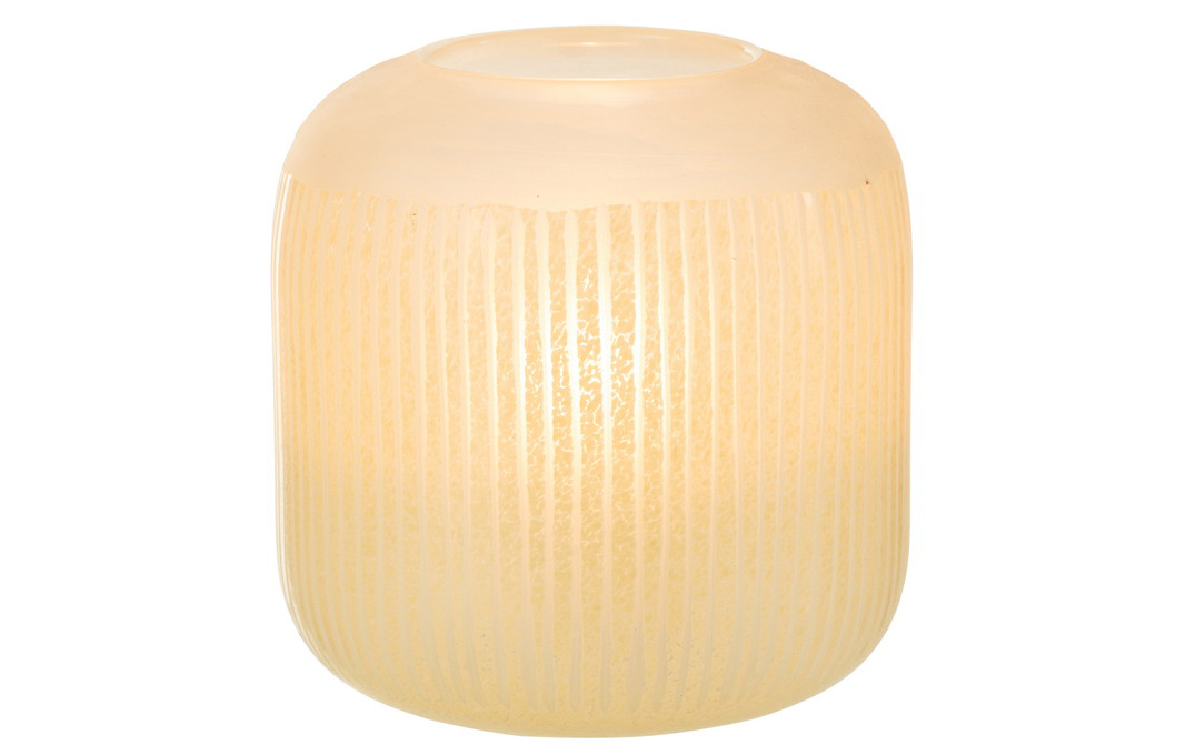 VAAS STREPEN GLAS LICHT GEEL S