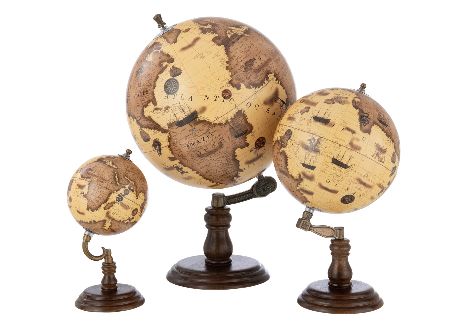 WORLD GLOBE ON FT WD OR