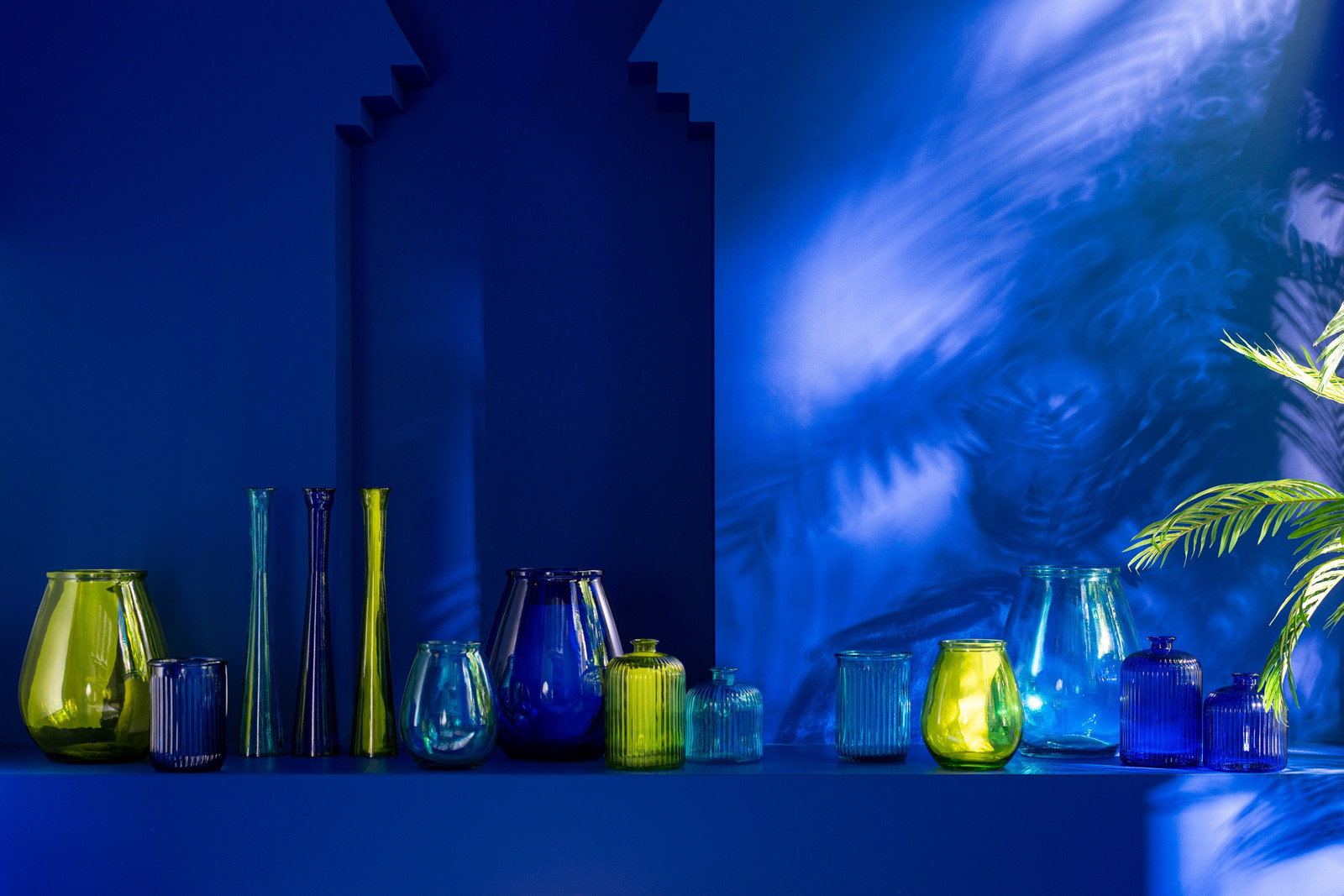 ��VASE TUBE GL AQUA