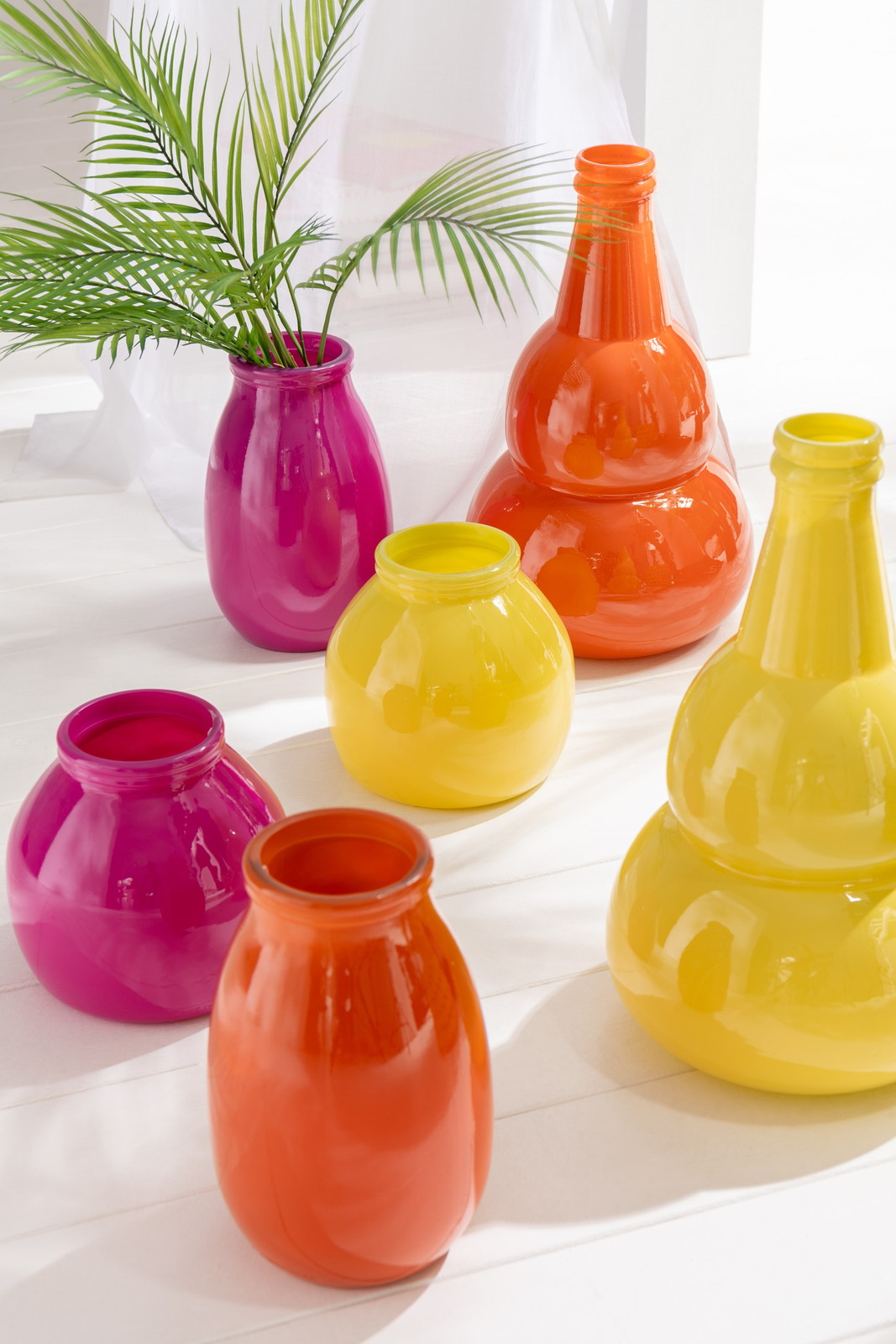 ��VASE GL ORANGE L