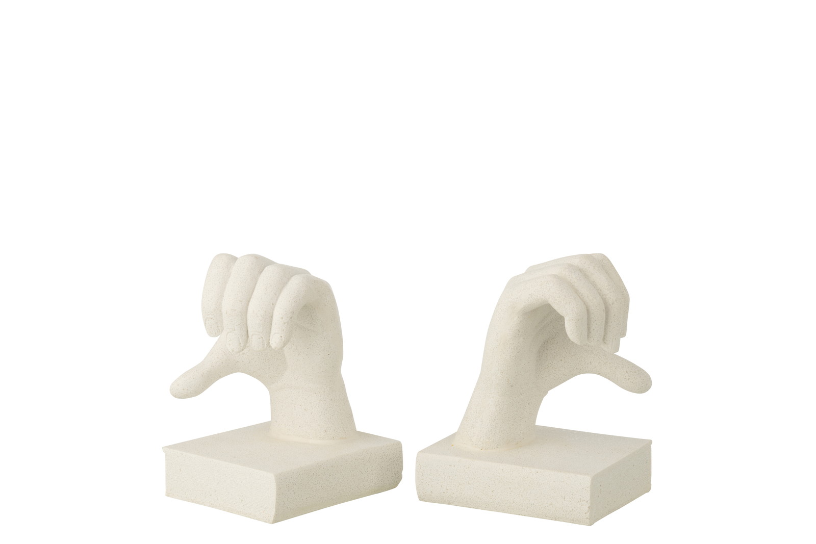 ��S/2 BOOKND HANDS LOVE