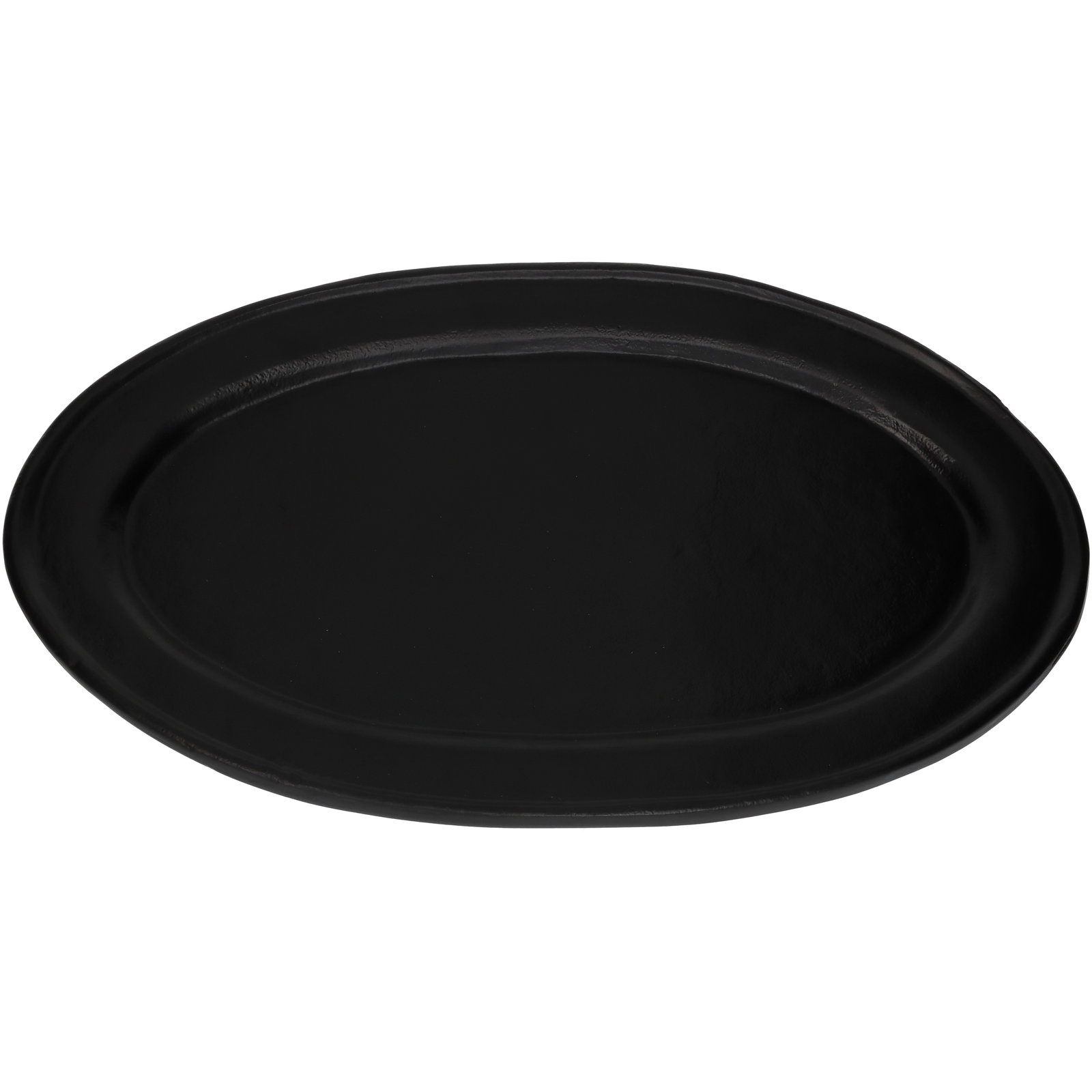 Plate on Base Black 10x30x49cm