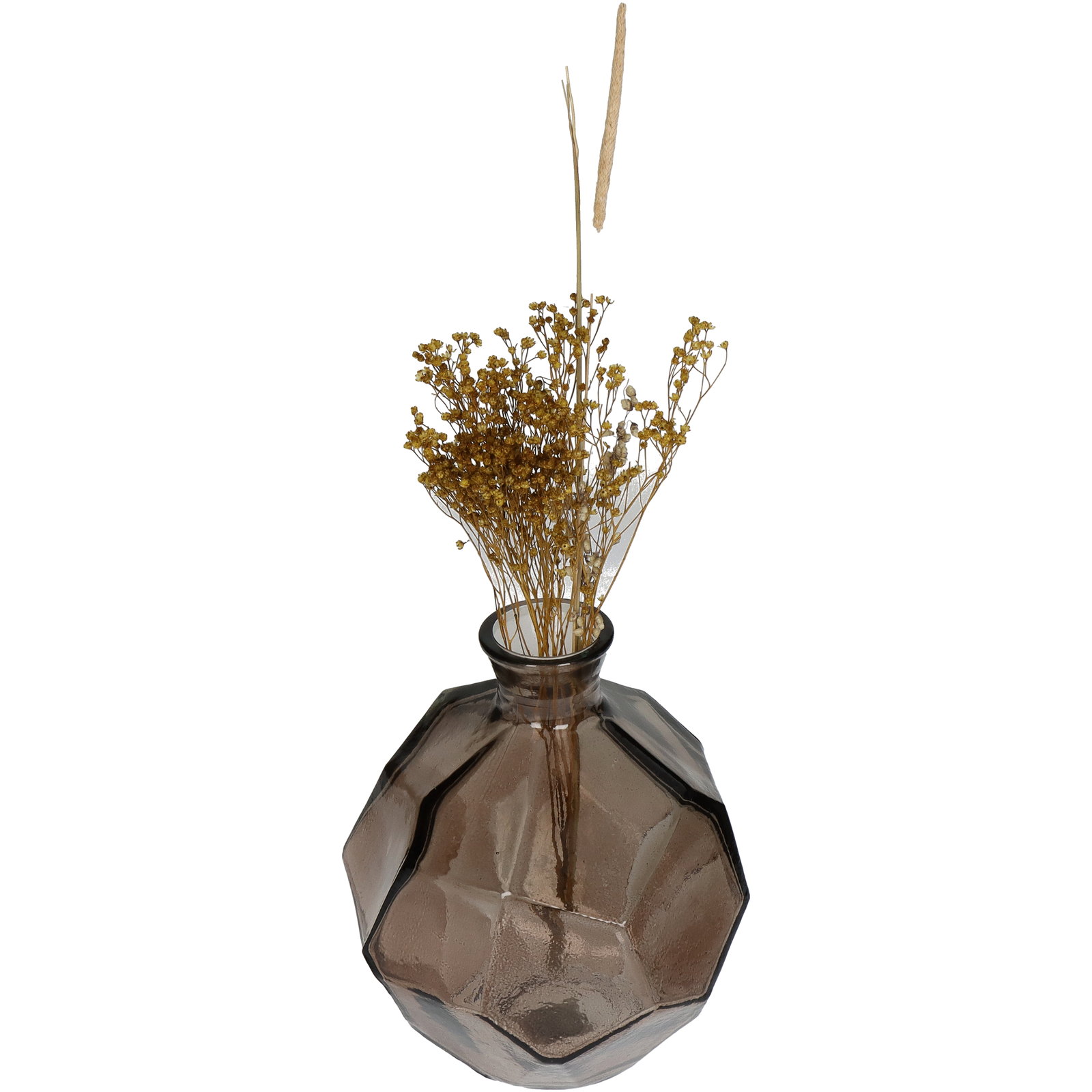 Vase Recycled Brown 18x16x16cm