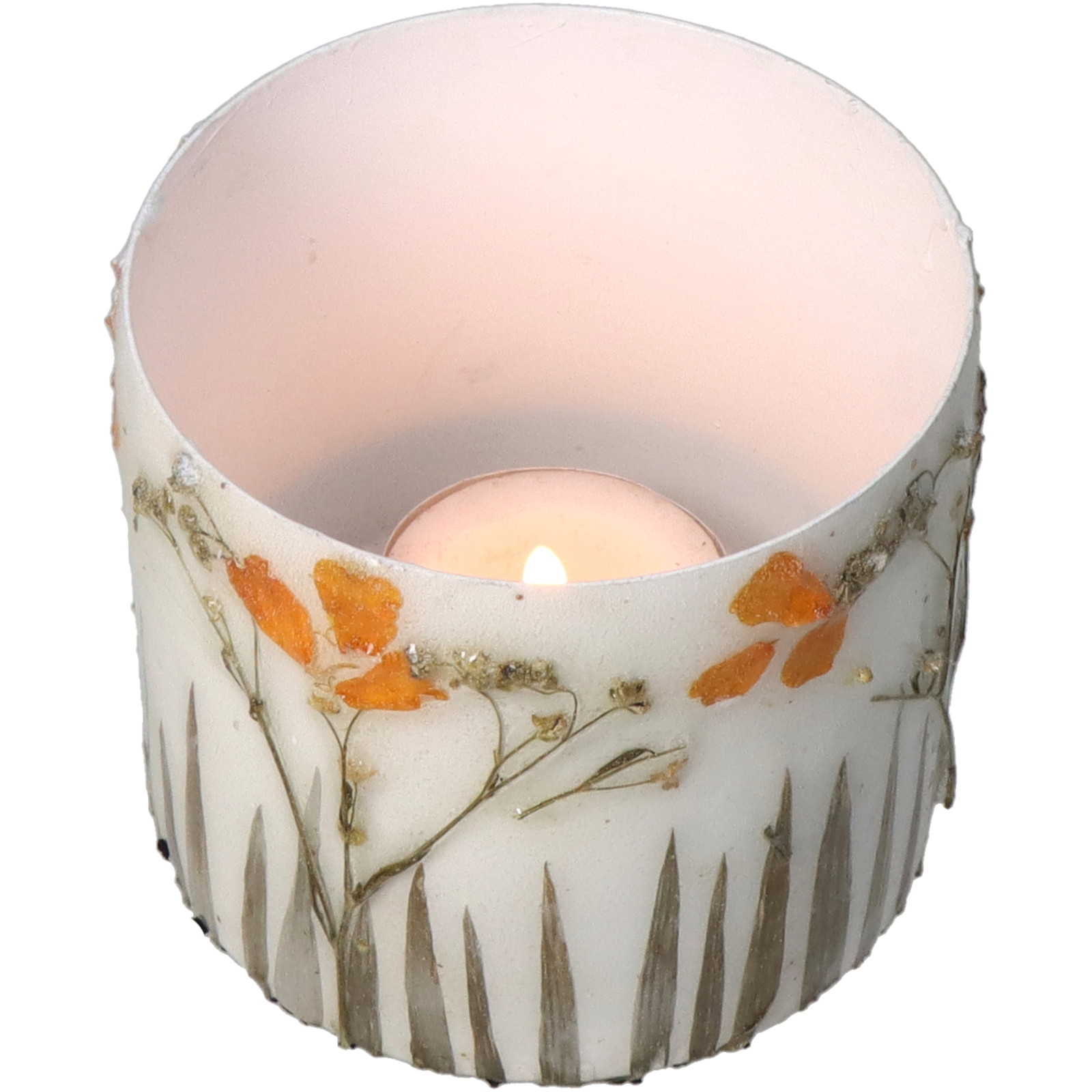 ��Planter Dried Flowers Ivory