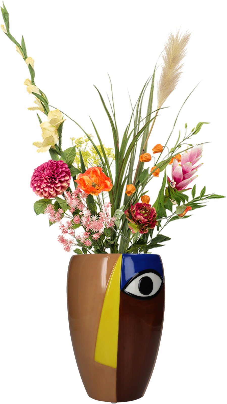 Vase Abstract Face Dolom