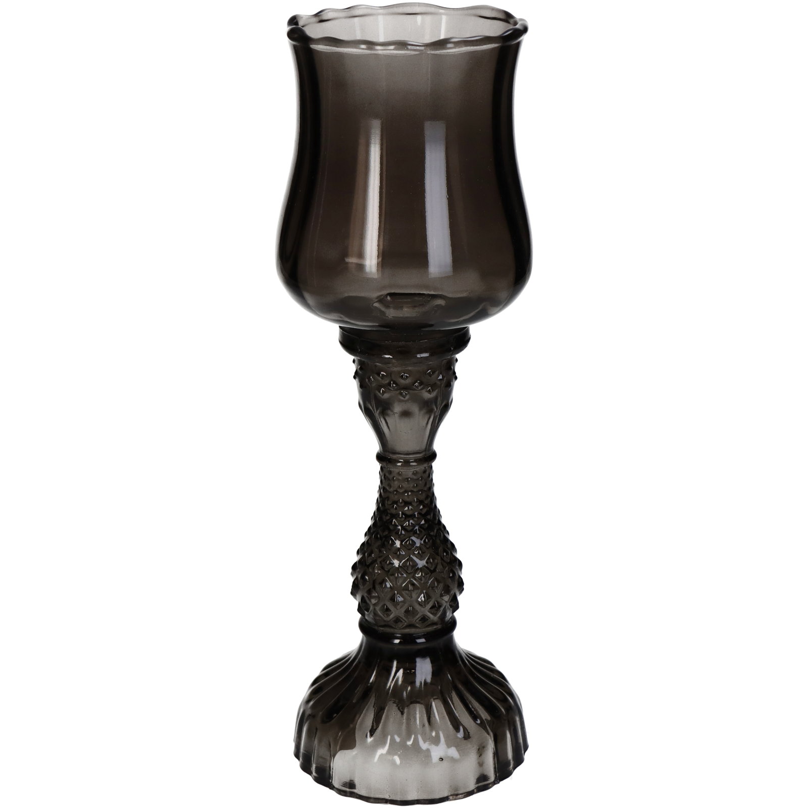 Candle Holder Black 9x9x26cm