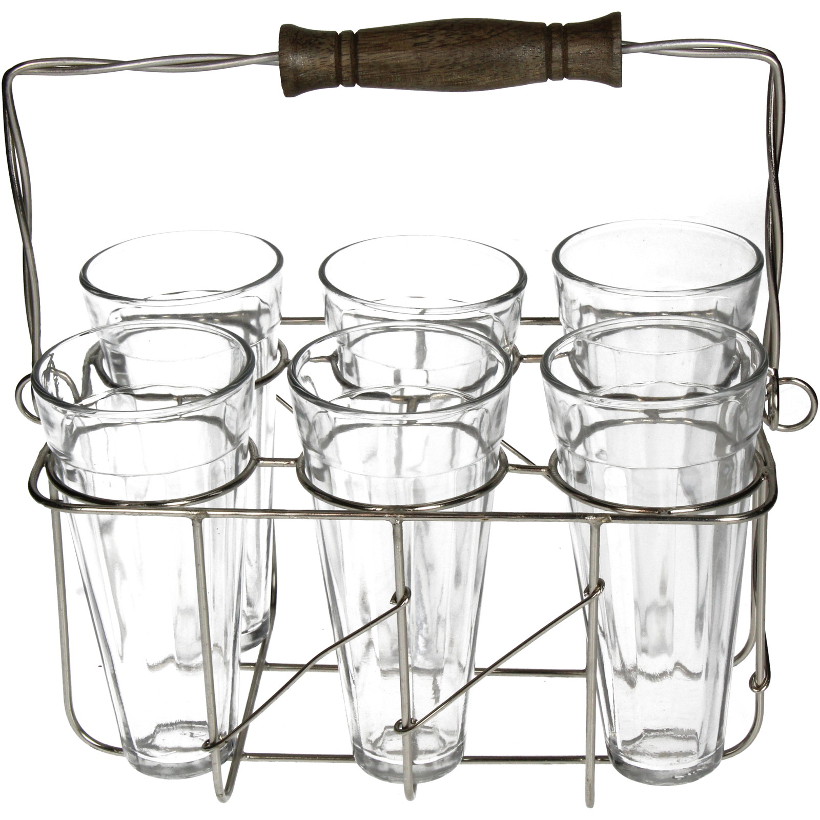 ■Drinking Glasses Glass Clear 24x14x13.5cm