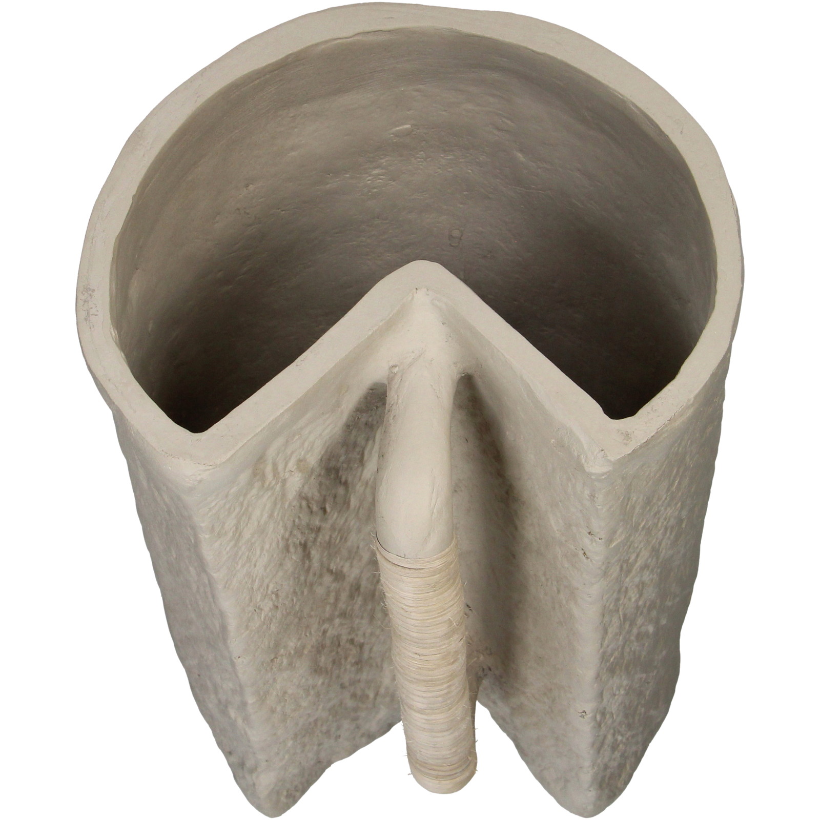 ��Vase Papermache Beige