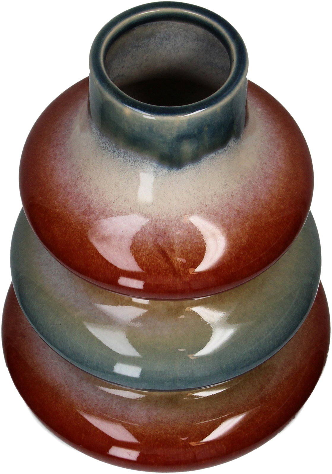 Vase Stoneware Red