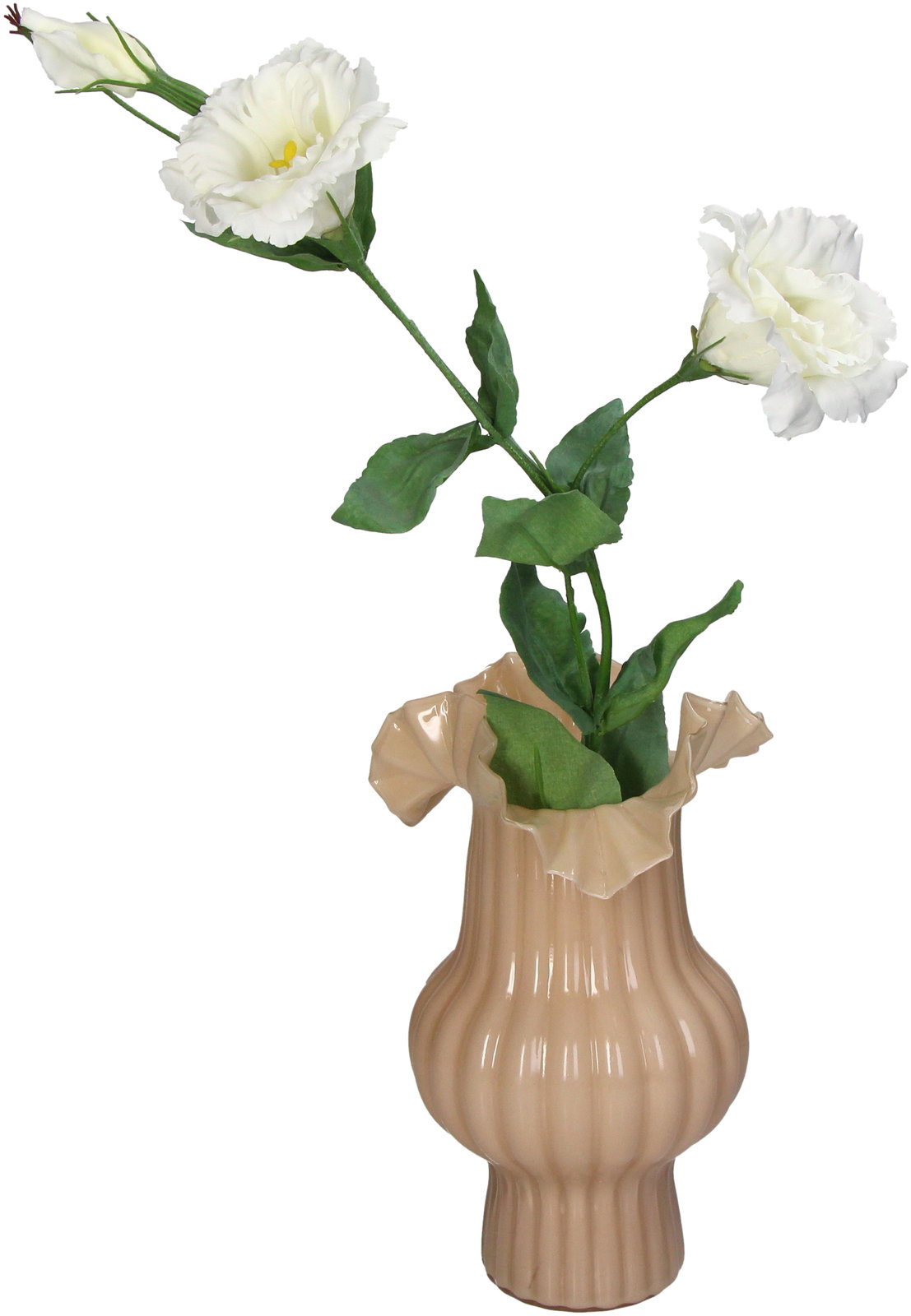 Vase Glass Beige