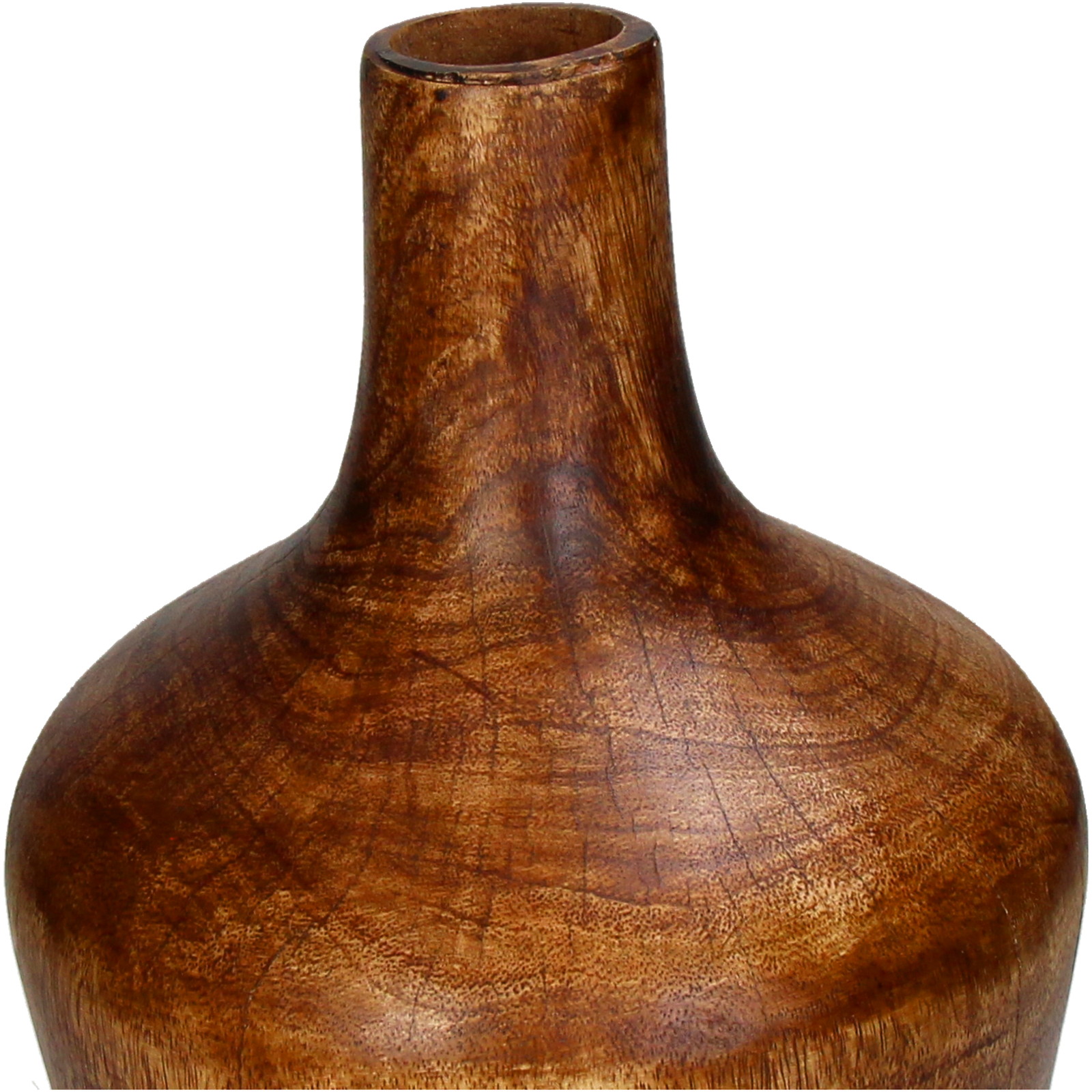 Vase Mango Wood Brown
