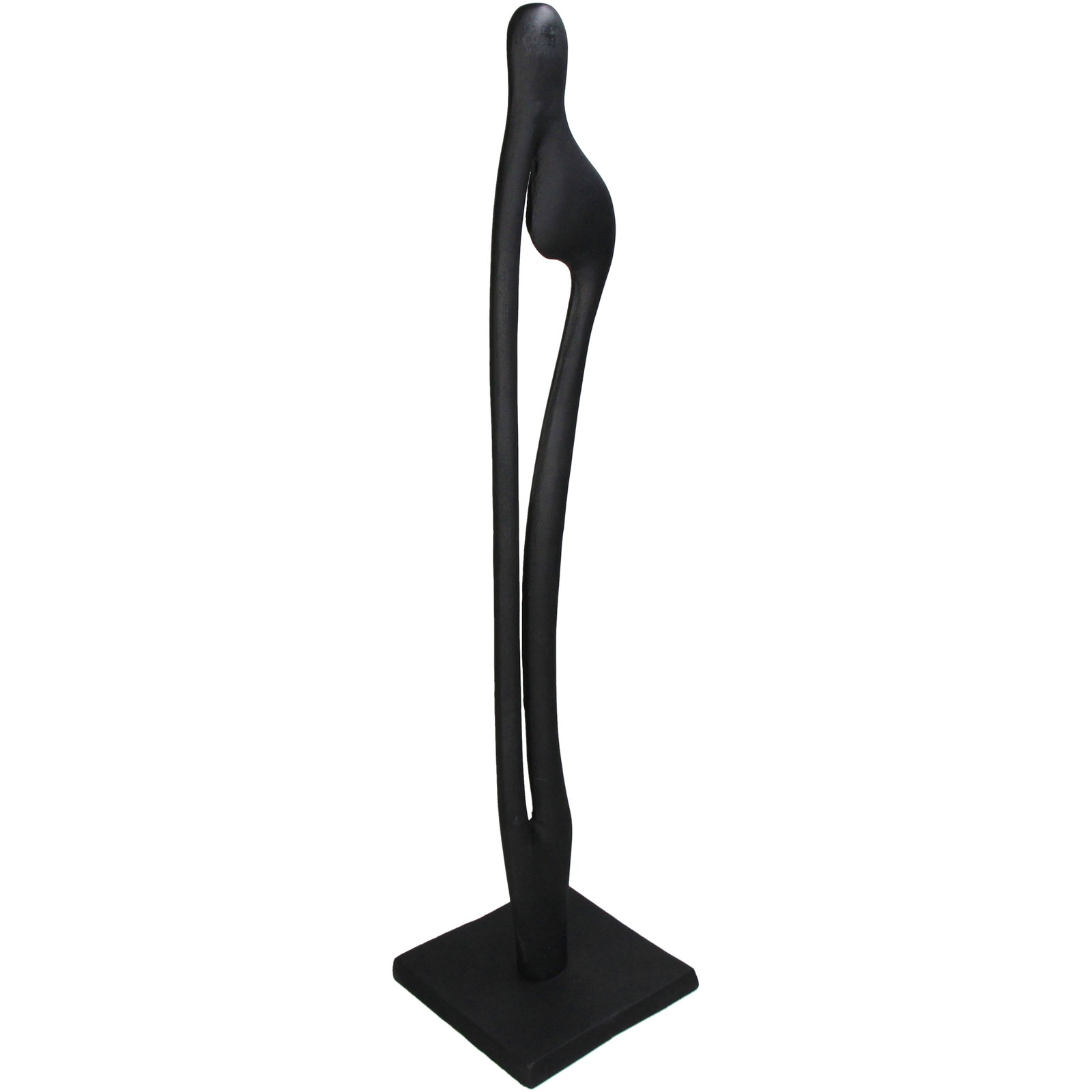 Ornament statue Aluminium Black