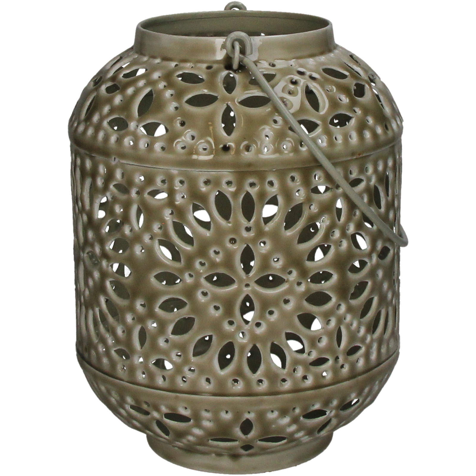Lantern Metal Beige