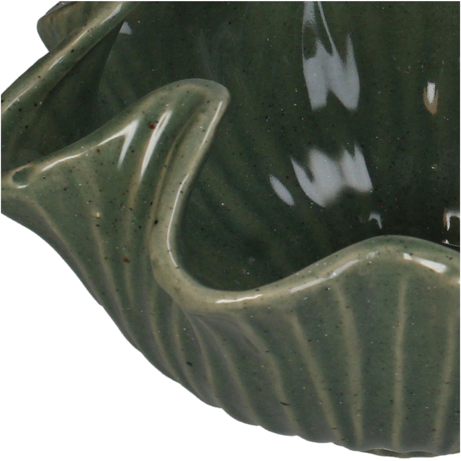 ��Planter Stoneware Green