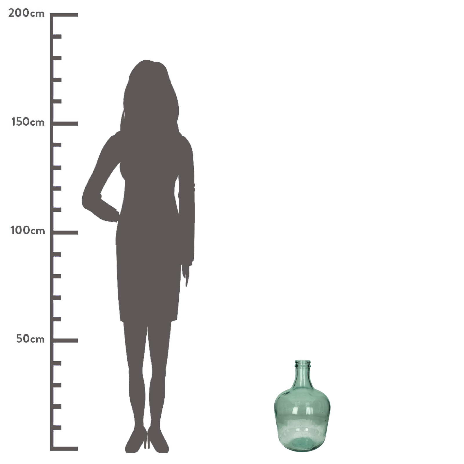 ■Vase Clear 42x27x27cm