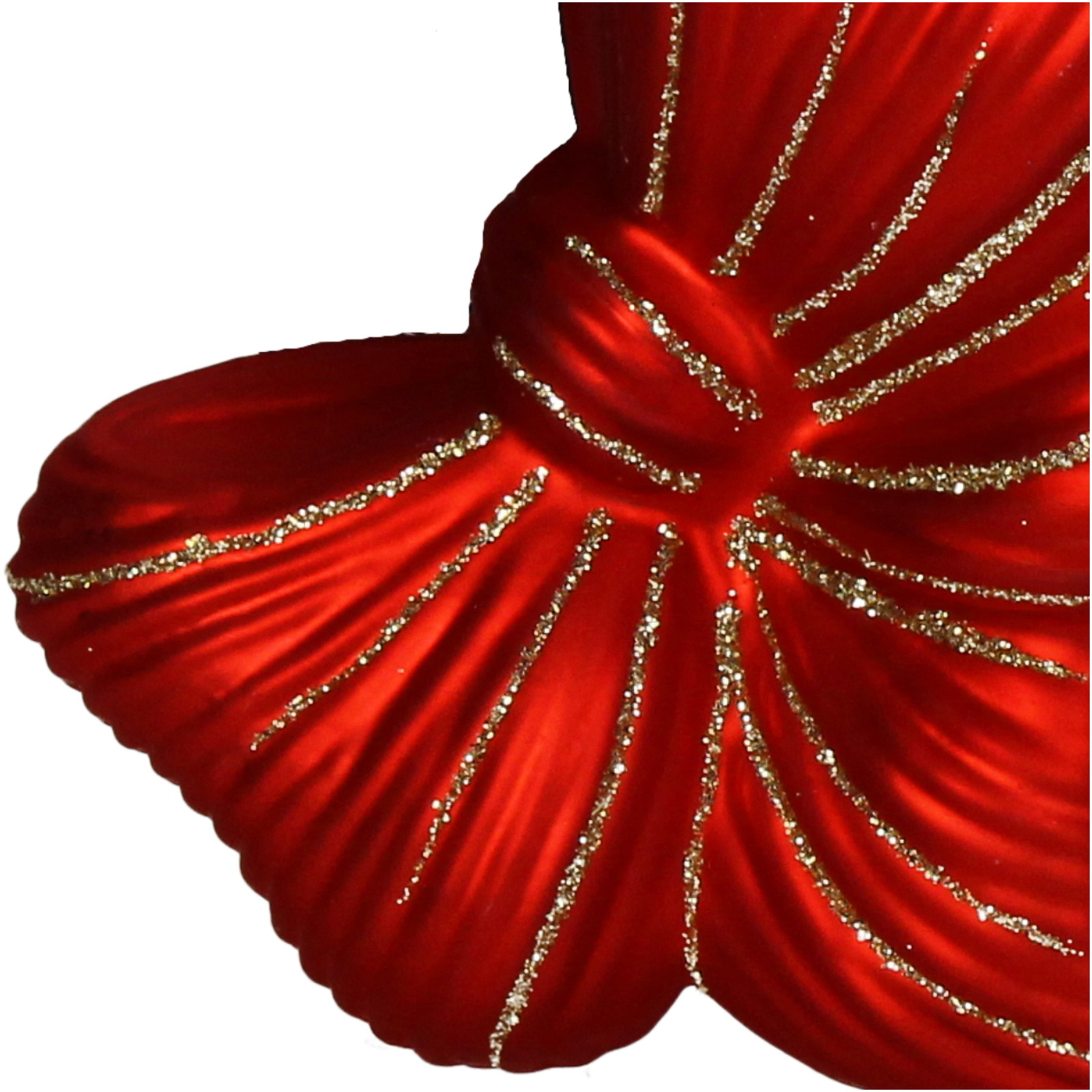 ■Ornament Bow Glass Red