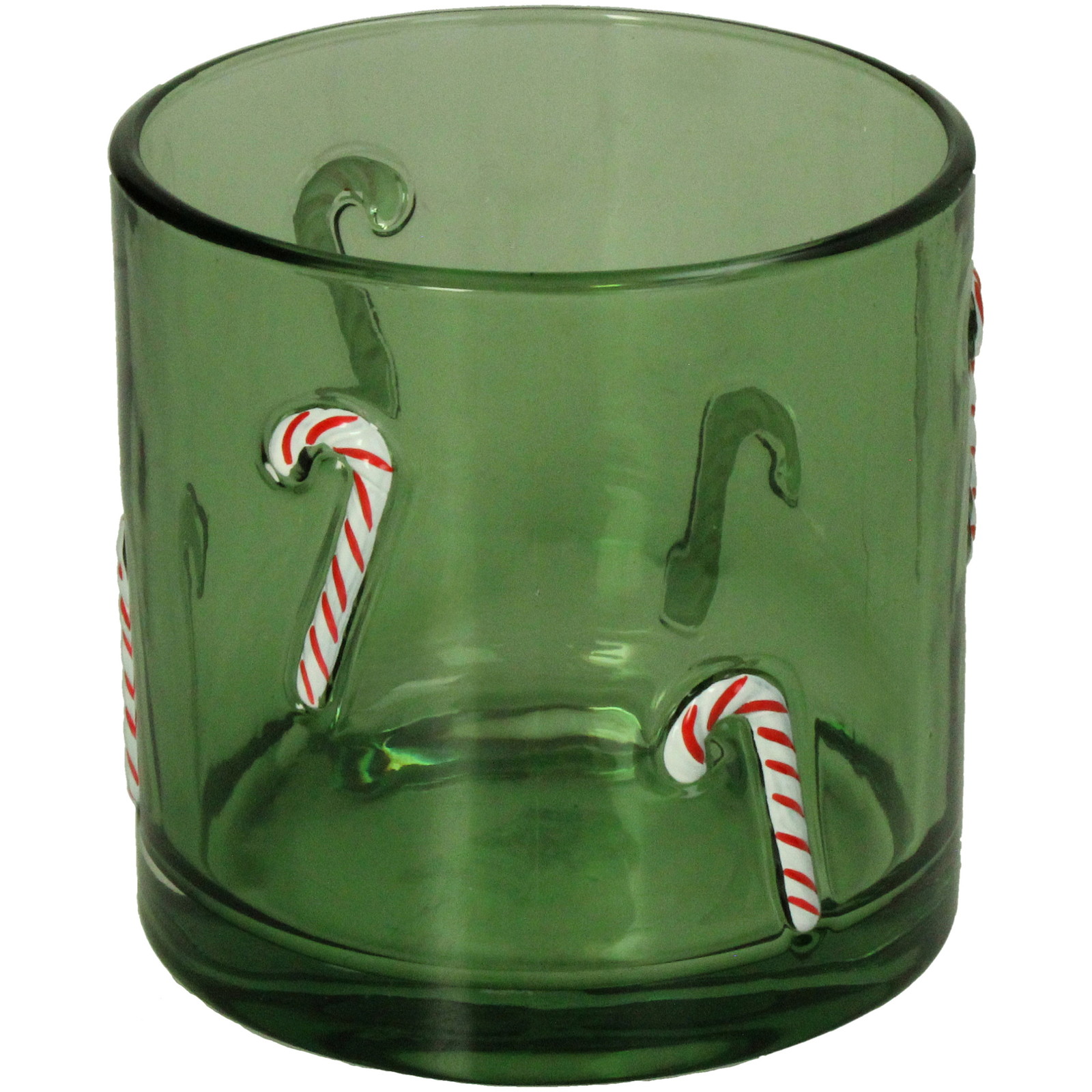 ■Candle Holder Glass Green