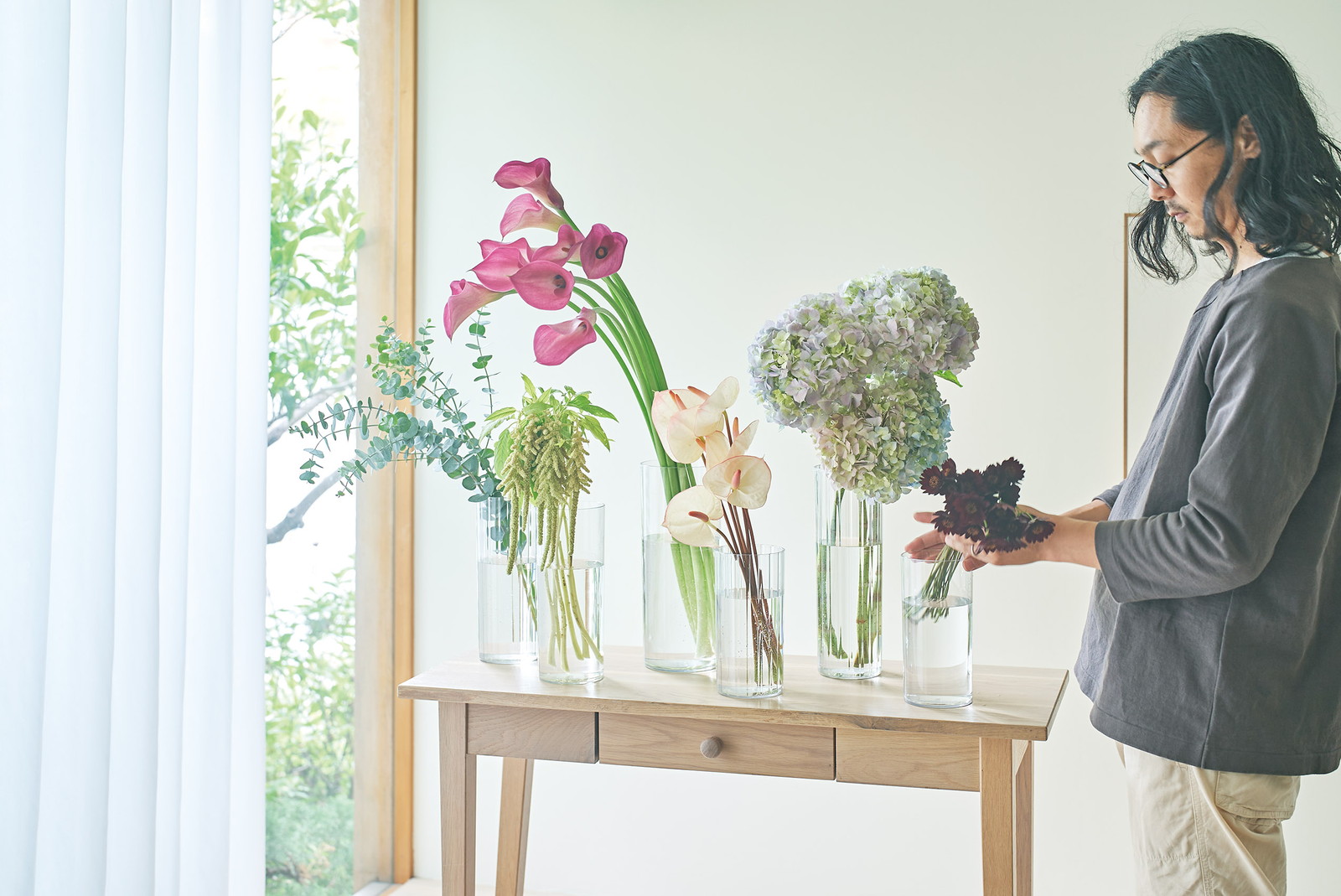 イタリア製 LIlium 銅製 槌目加工 傘立て フラワーベース ヴィンテージ