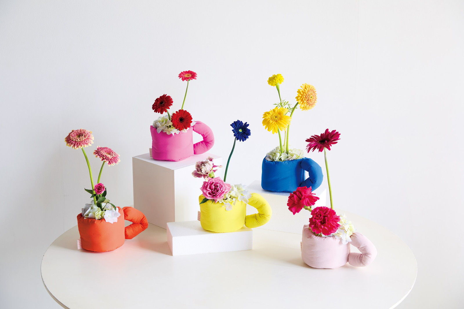 ふわふわマグポット パッションピンク