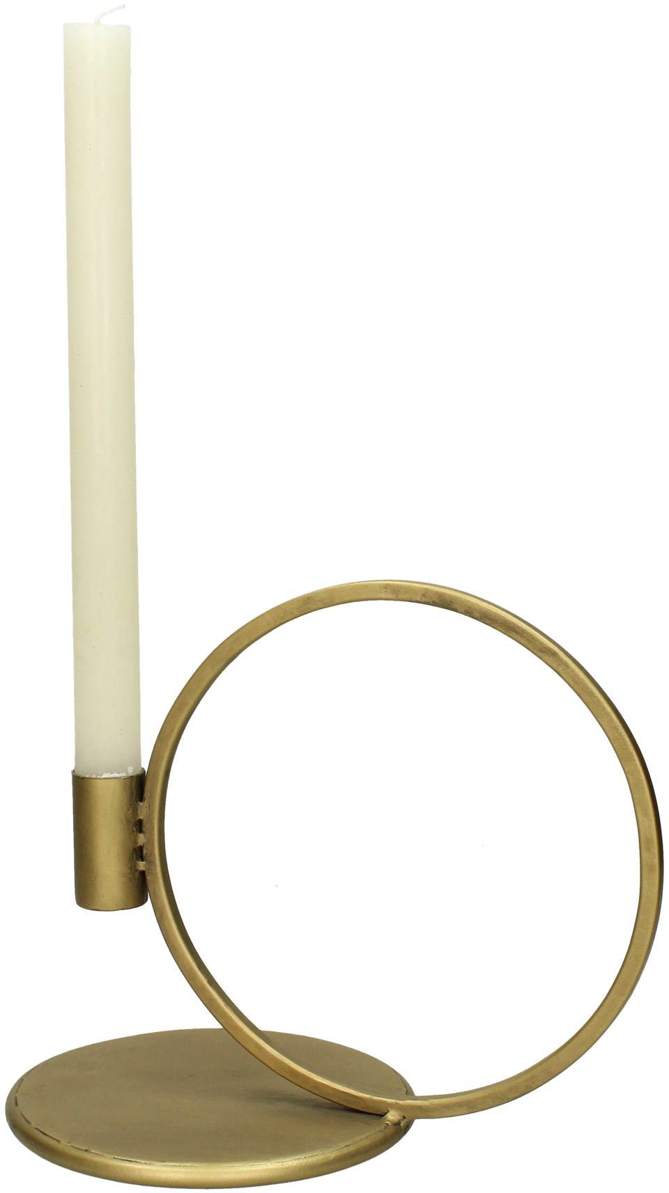 Candle Stick Gold 19x14x22cm