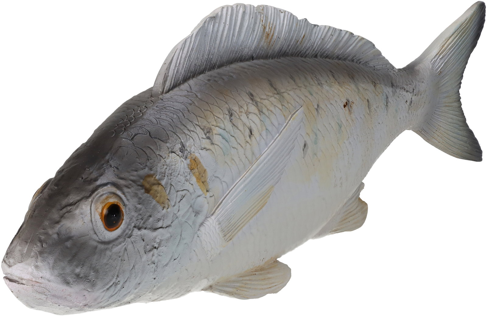 Ornament Fish Polyresin Grey 27.5x3.1x8.1cm