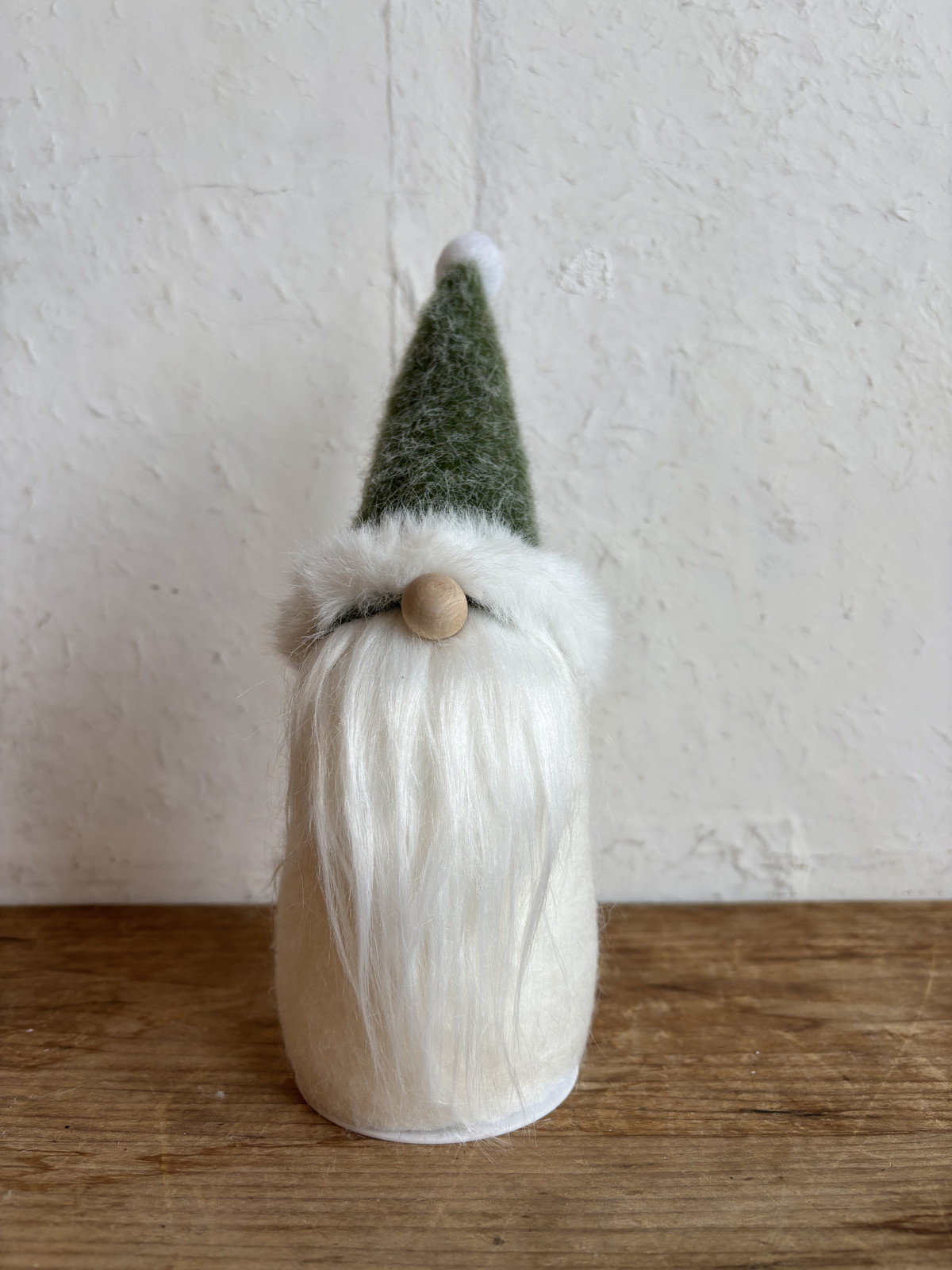 【個人宅配送不可】フェルト ぽよぽよライト ノーム グリーン S