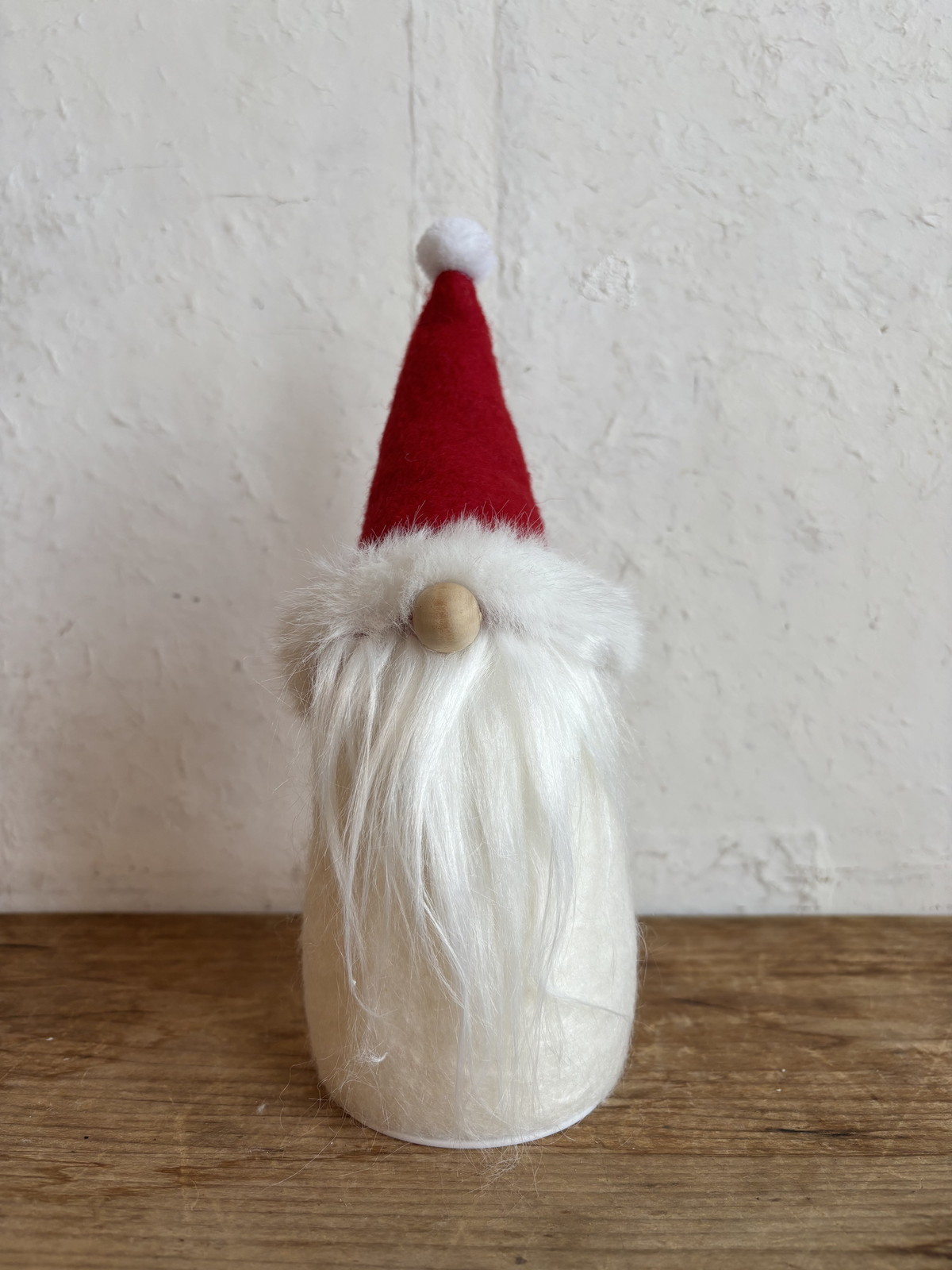 【個人宅配送不可】フェルト ぽよぽよライト ノーム レッド S