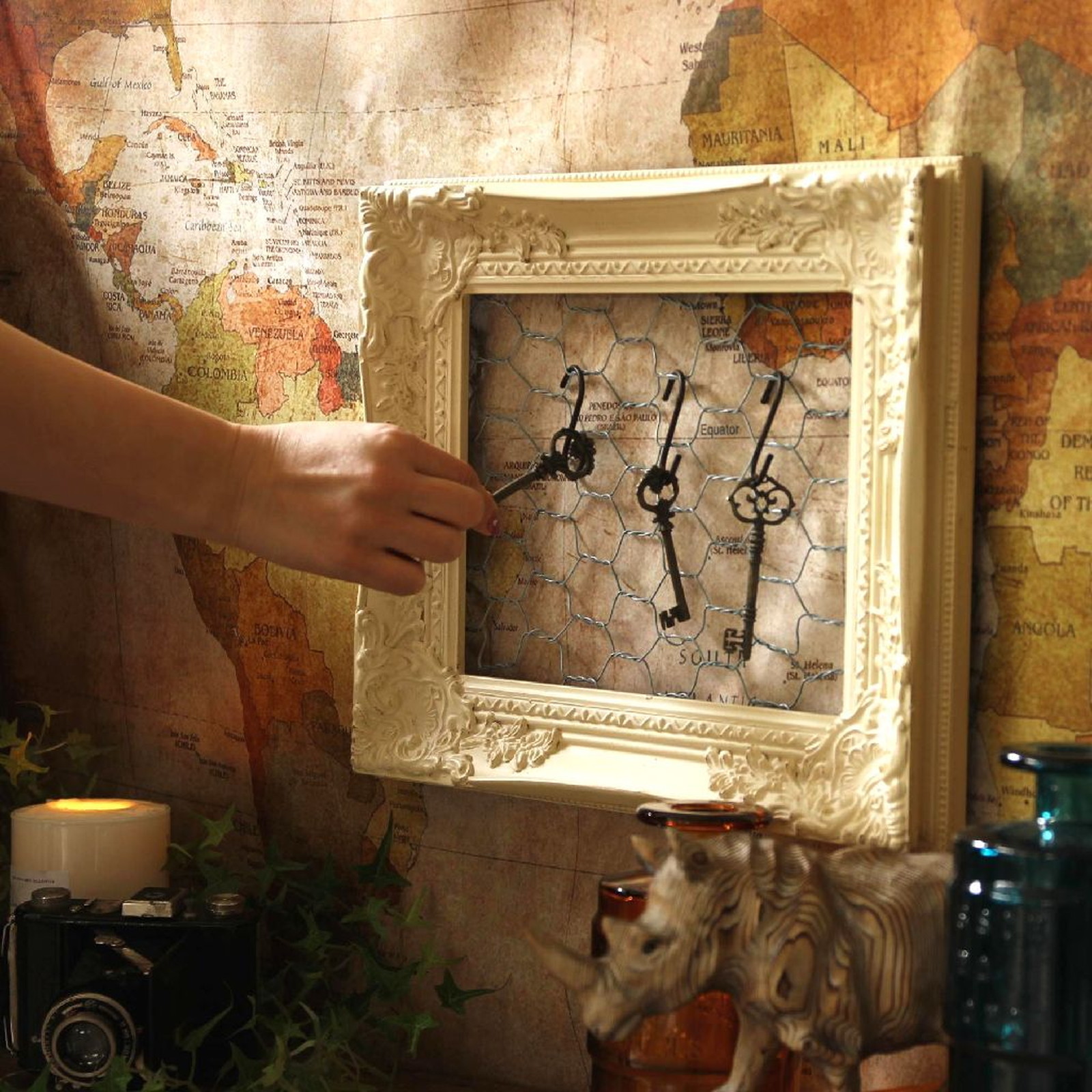 【個人宅配送不可】ANCIENTFRAME20*25アイボリー