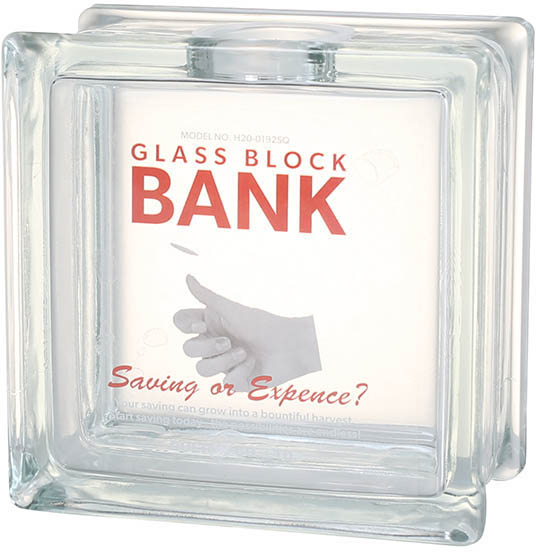 ylzszyʓrzGLASS BLOCK BANK SQUARE