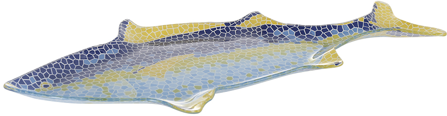 【個人宅配送不可】【送料別途】GLASS FISHERY PLATE