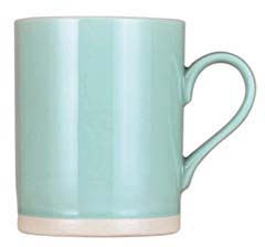【個人宅配送不可】【送料別途】MUG WITH WHITE RIM TURQUOISE