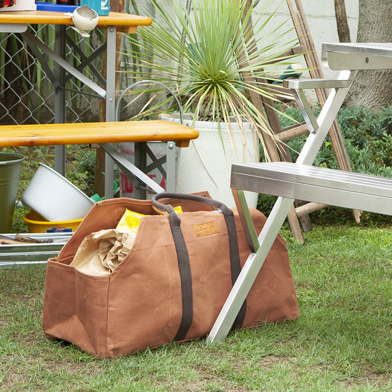 �y�l��z���s�z�y�����ʓr�zWAX CANVAS LOG BAG CAMEL