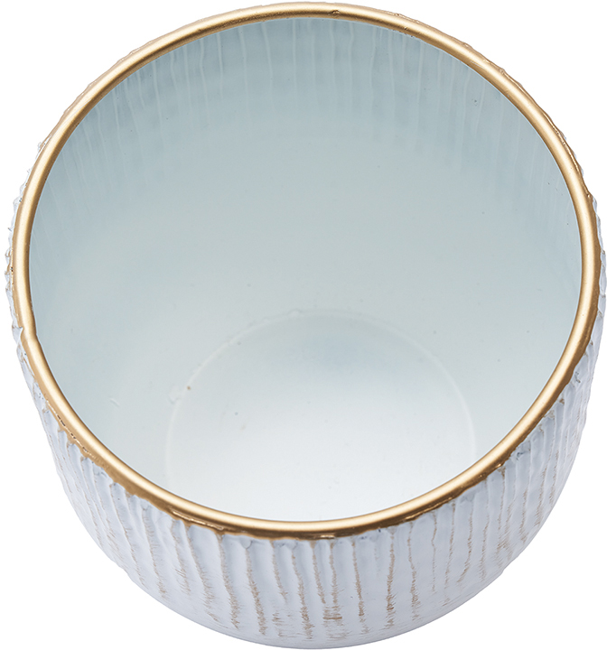 【個人宅配送不可】MC円形アールメタル柄GWHGφ10xH9