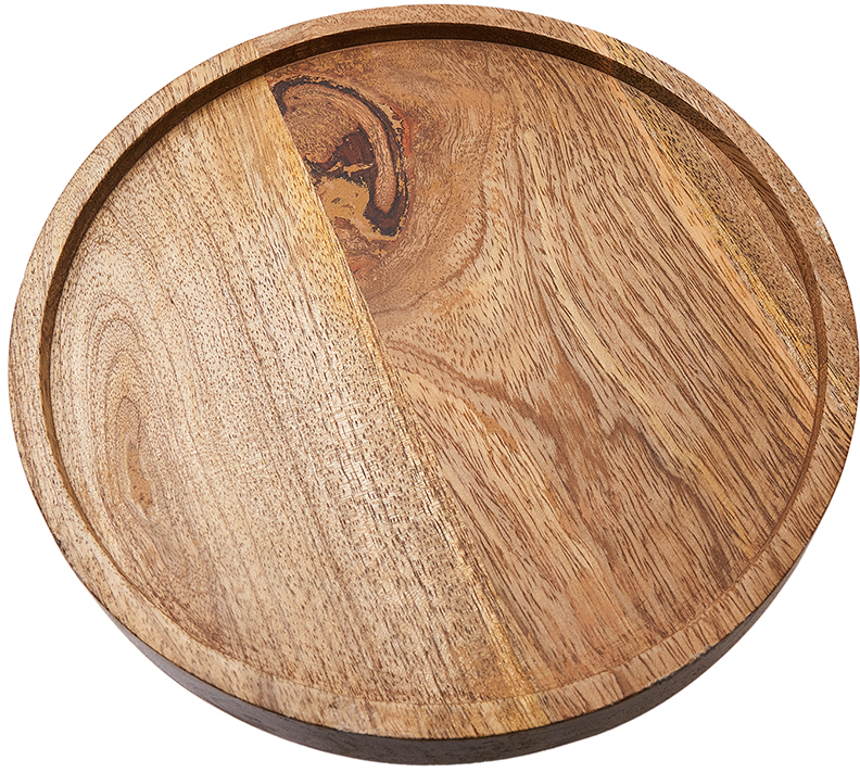 【個人宅配送不可】AMラウンドウッドプレートφ20xH15