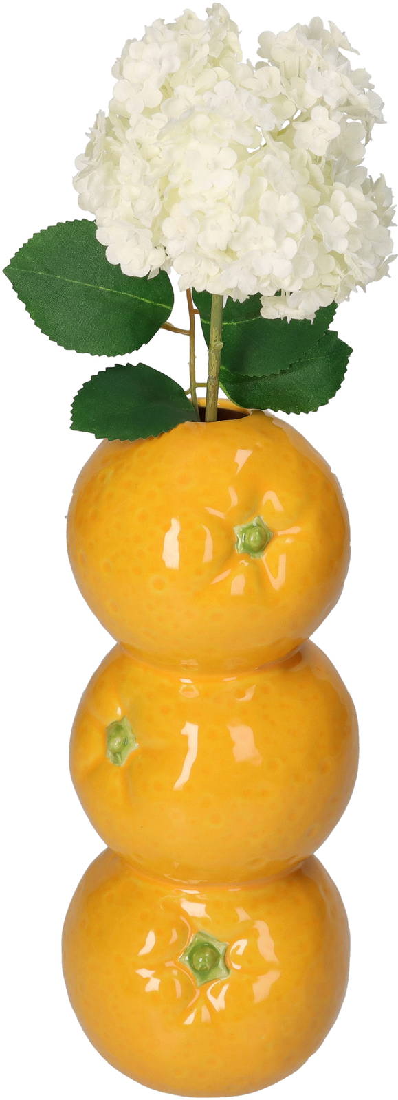 Vase Orange Fine Earthen